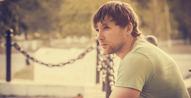 Man Thinking-Weened Off Of Addictive Substances Man Thinking-Weened Off Of Addictive Substances