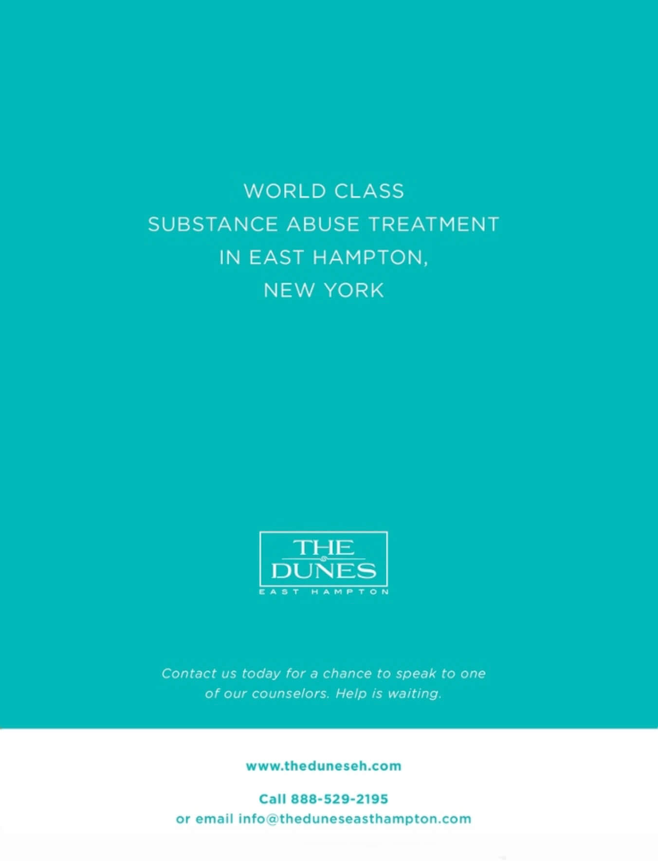 The Dunes in Upward Curve